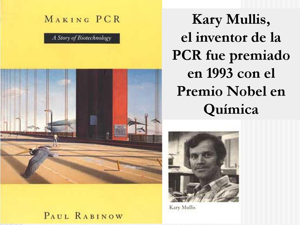 Kary Mullis, el inventor de la PCR fue premiado en 1993 con el Premio Nobel en Química