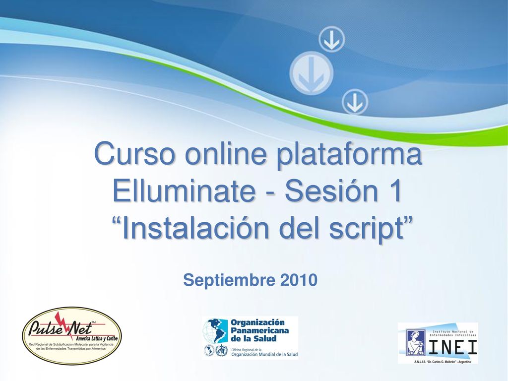 Curso online plataforma Elluminate - Sesión 1 Instalación del script