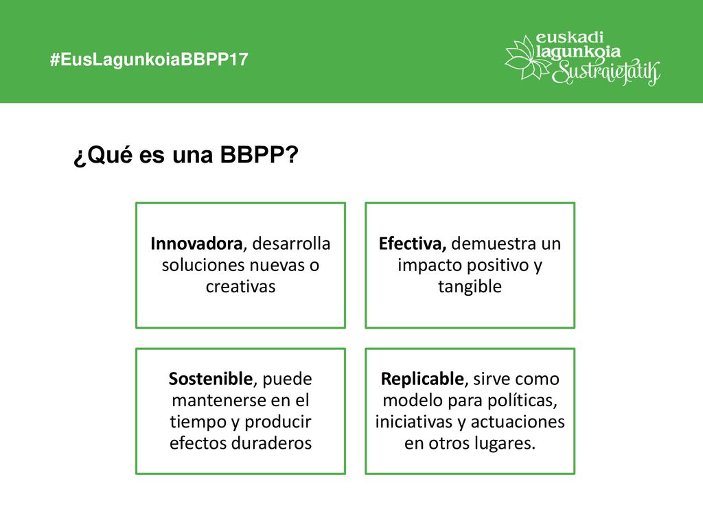 ¿Qué es una BBPP Innovadora, desarrolla soluciones nuevas o creativas