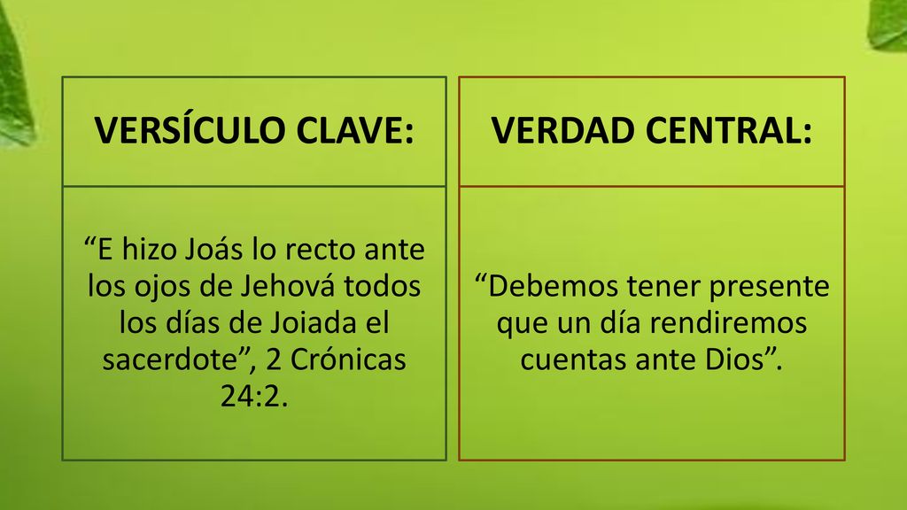 Debemos tener presente que un día rendiremos cuentas ante Dios .