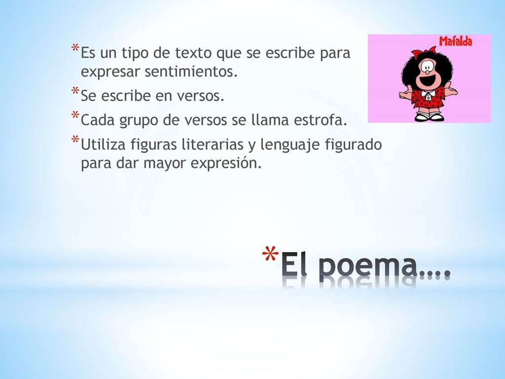 Es un tipo de texto que se escribe para expresar sentimientos.
