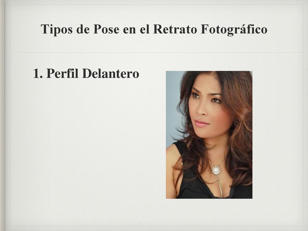 Tipos de Pose en el Retrato Fotográfico