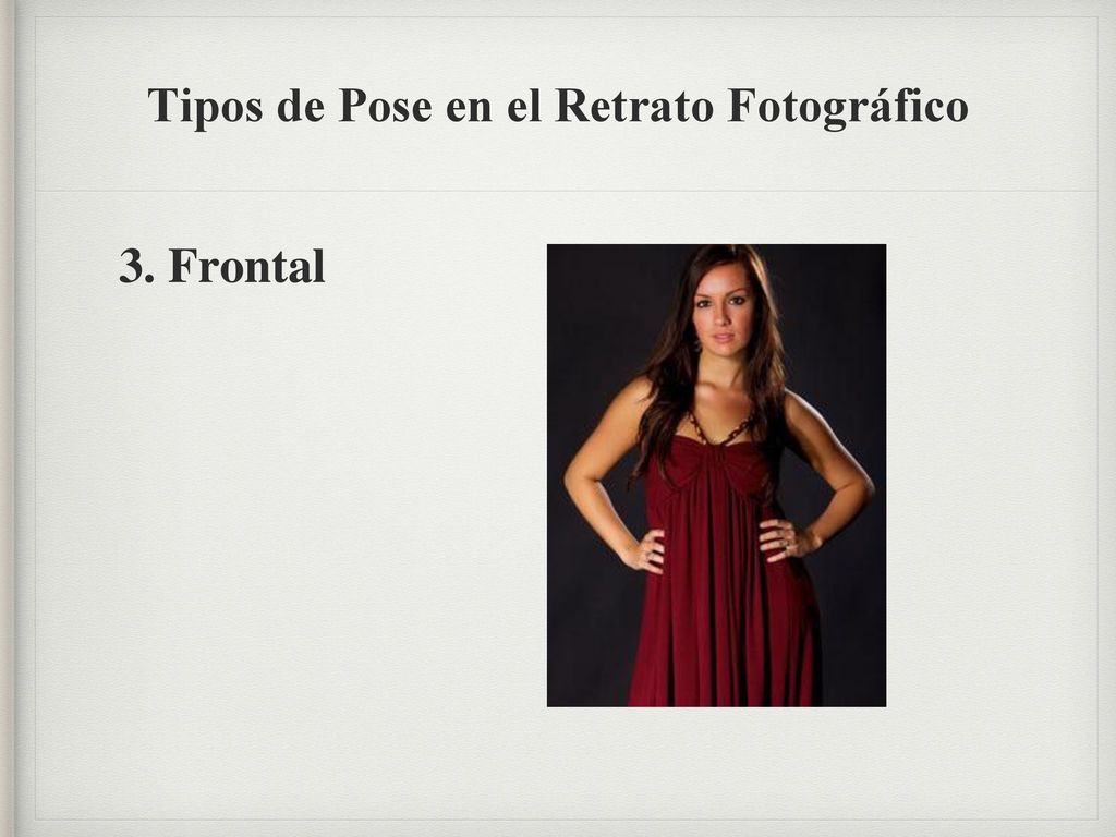 Tipos de Pose en el Retrato Fotográfico