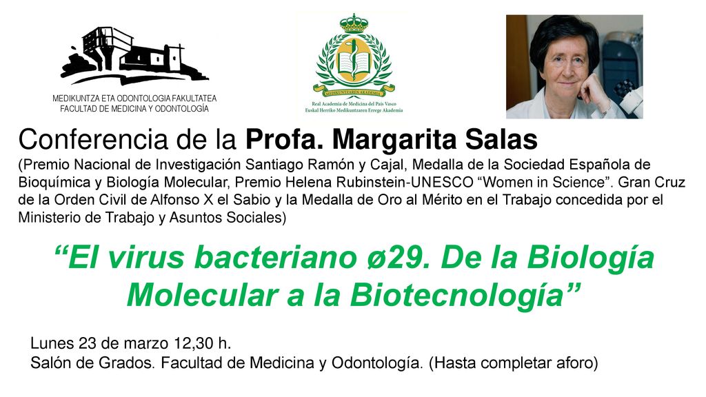 El virus bacteriano ø29. De la Biología Molecular a la Biotecnología