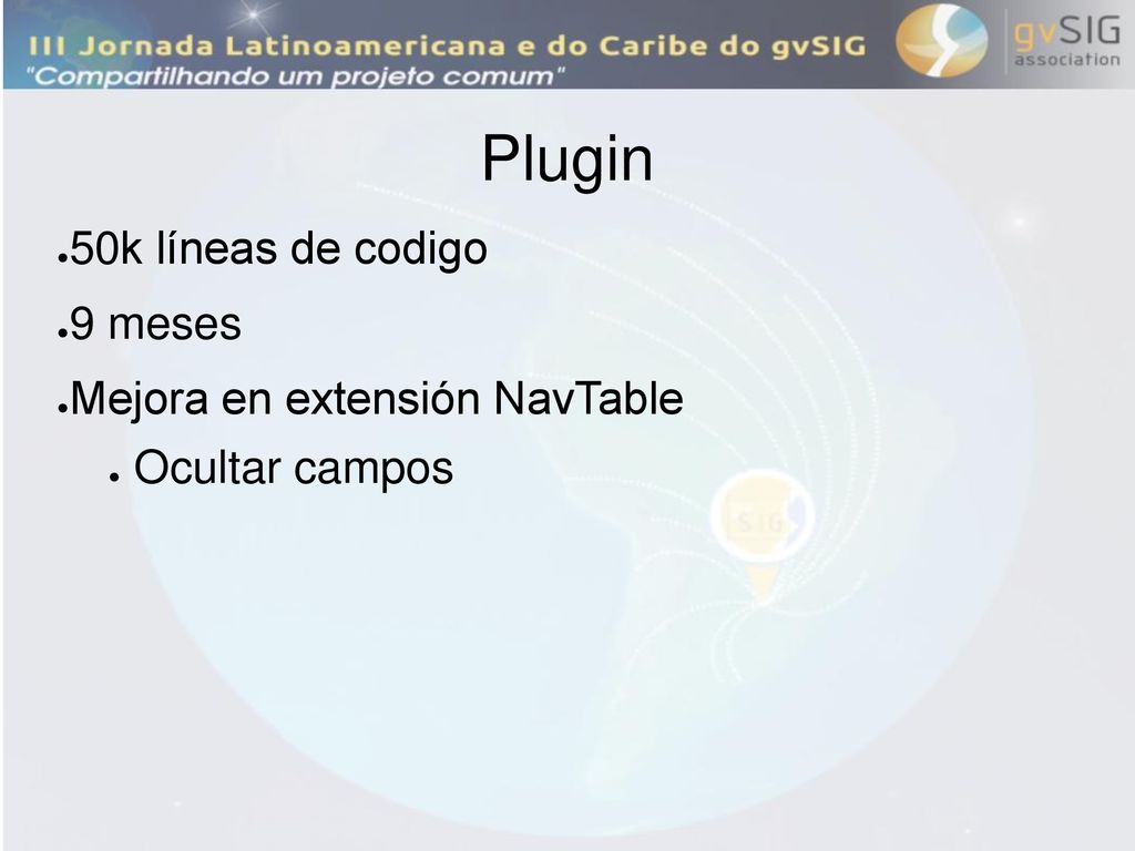 Plugin 50k líneas de codigo 9 meses Mejora en extensión NavTable