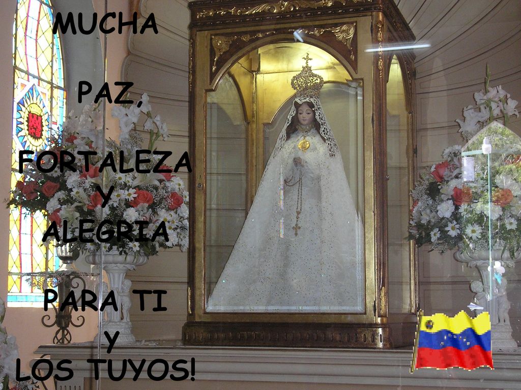 MUCHA PAZ, FORTALEZA Y ALEGRIA PARA TI y LOS TUYOS!