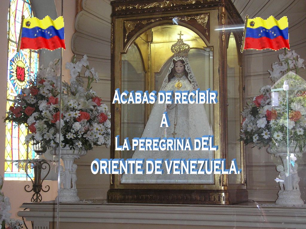 Acabas de recIbIr A La peregrina dEL ORIENTE DE VENEZUELA.