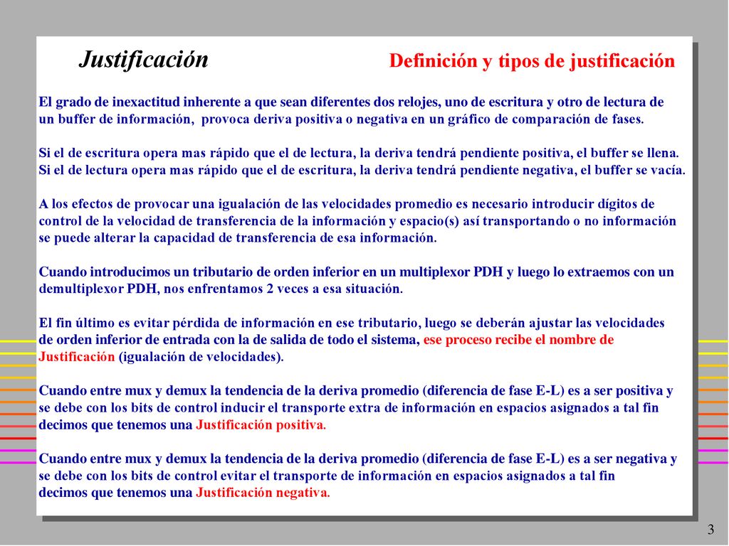 Justificación Definición y tipos de justificación