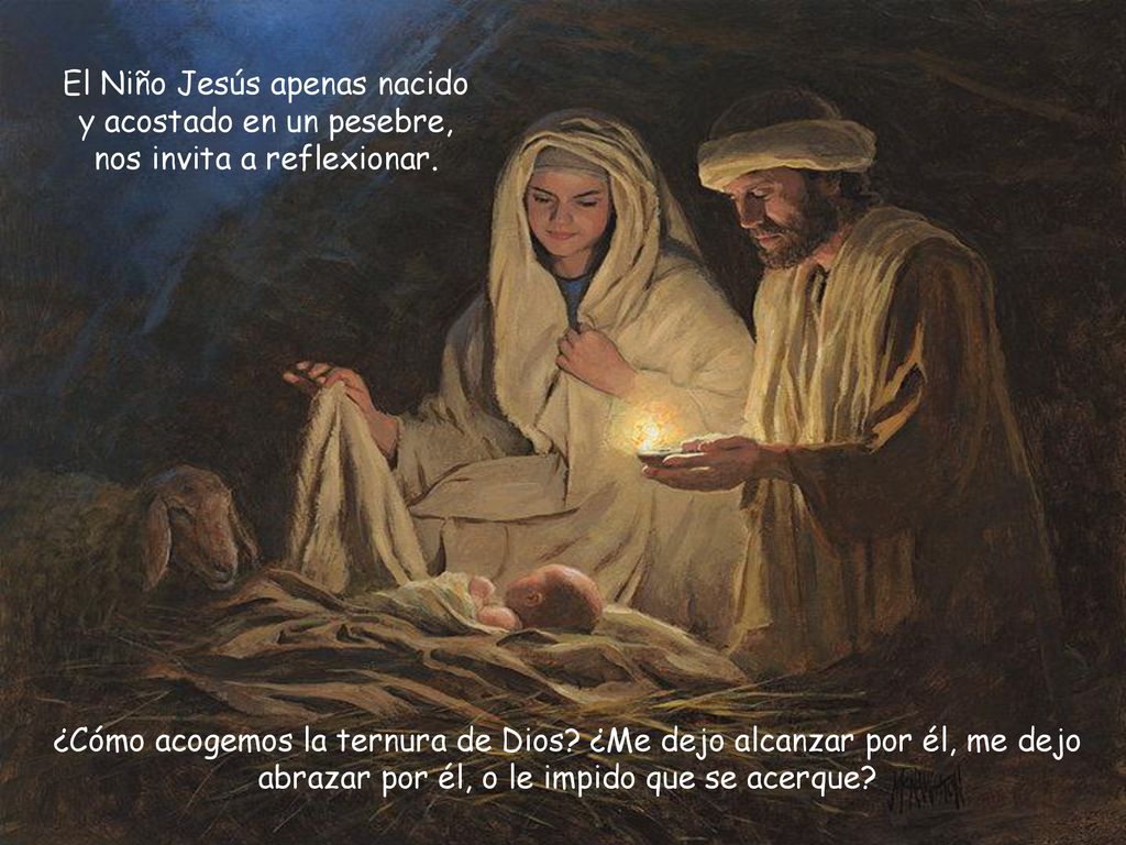 El Niño Jesús apenas nacido y acostado en un pesebre, nos invita a reflexionar.