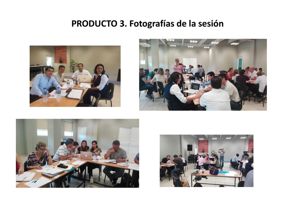 PRODUCTO 3. Fotografías de la sesión