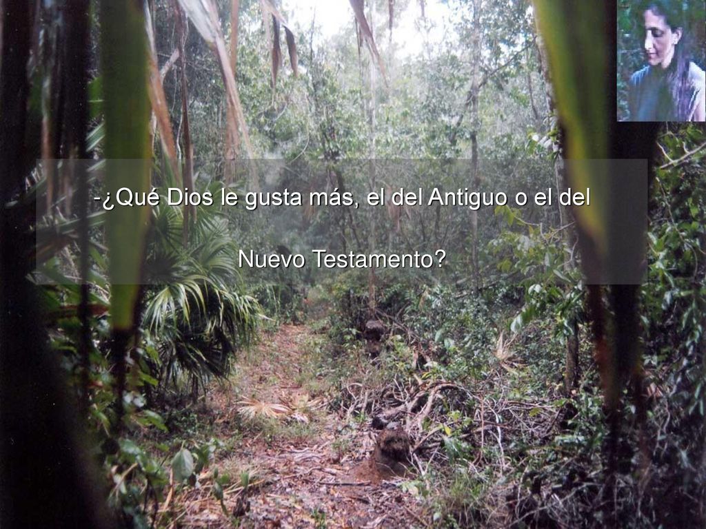 -¿Qué Dios le gusta más, el del Antiguo o el del