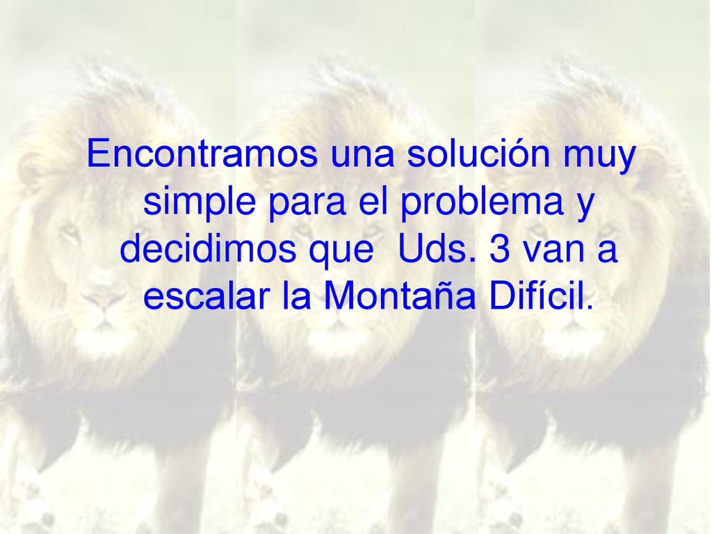 Encontramos una solución muy simple para el problema y decidimos que Uds.