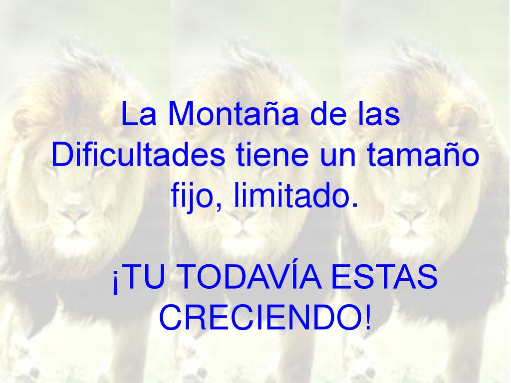 La Montaña de las Dificultades tiene un tamaño fijo, limitado