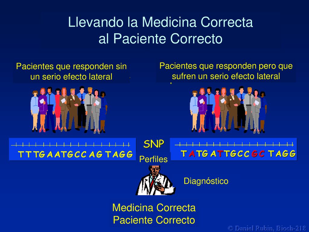Llevando la Medicina Correcta al Paciente Correcto