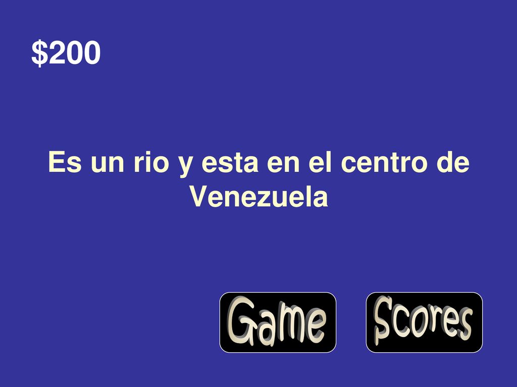 Es un rio y esta en el centro de Venezuela
