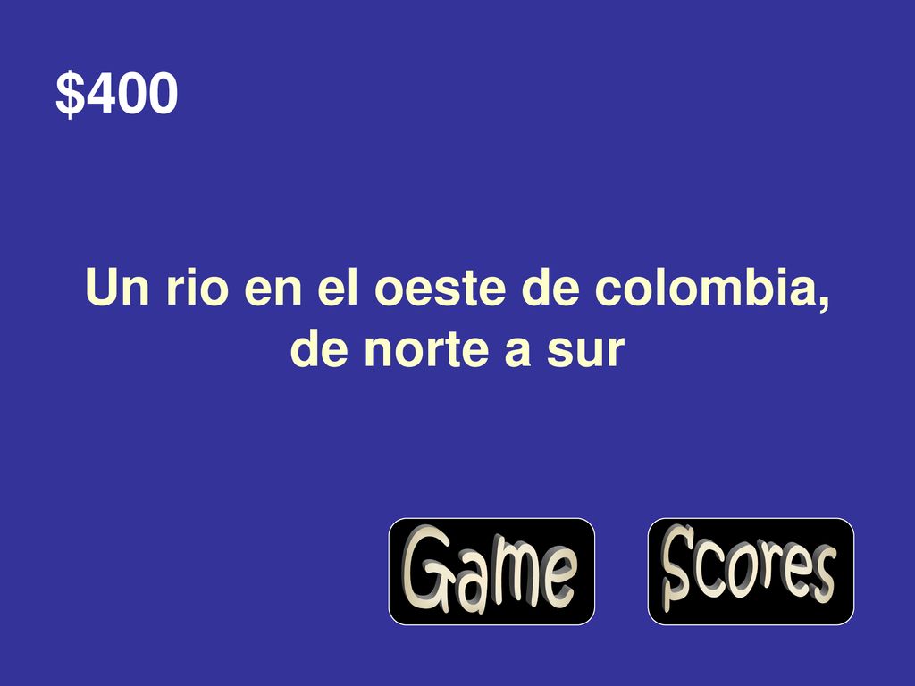 Un rio en el oeste de colombia, de norte a sur