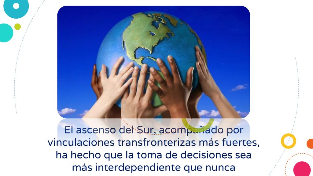 El ascenso del Sur, acompañado por vinculaciones transfronterizas más fuertes, ha hecho que la toma de decisiones sea más interdependiente que nunca