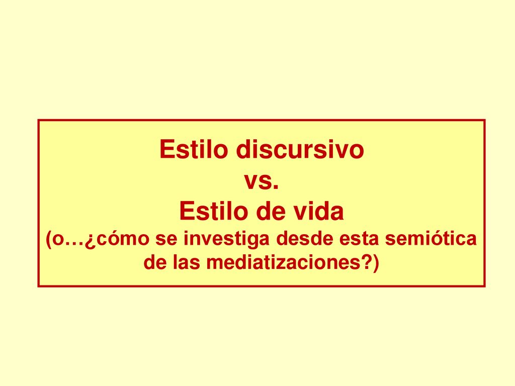 (o…¿cómo se investiga desde esta semiótica de las mediatizaciones )
