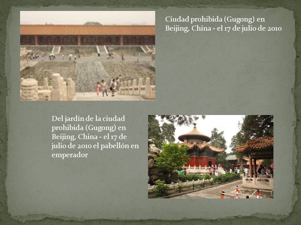 Ciudad prohibida (Gugong) en Beijing, China - el 17 de julio de 2010