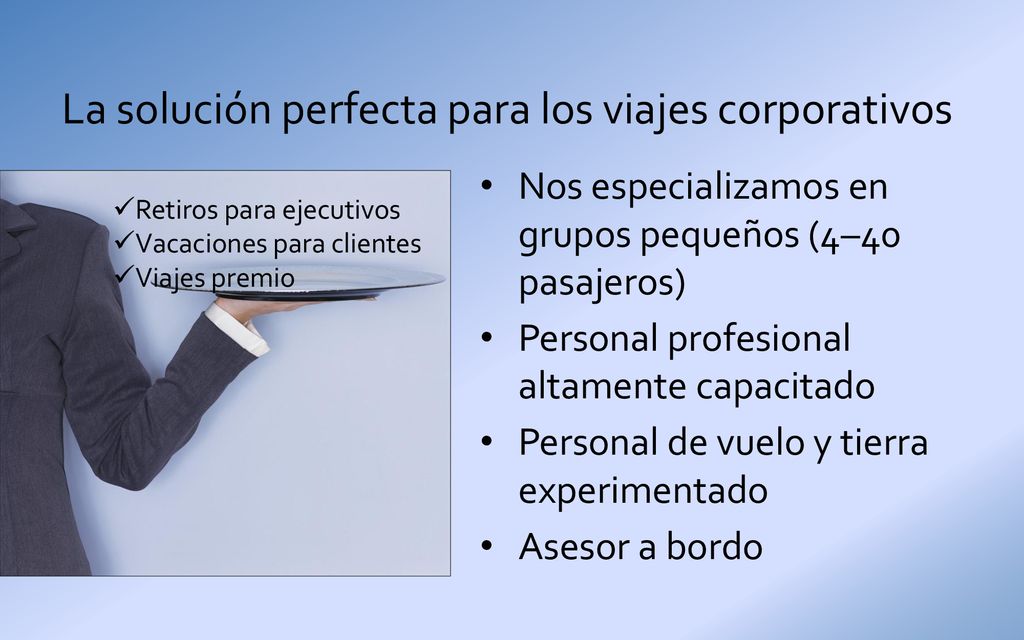 La solución perfecta para los viajes corporativos