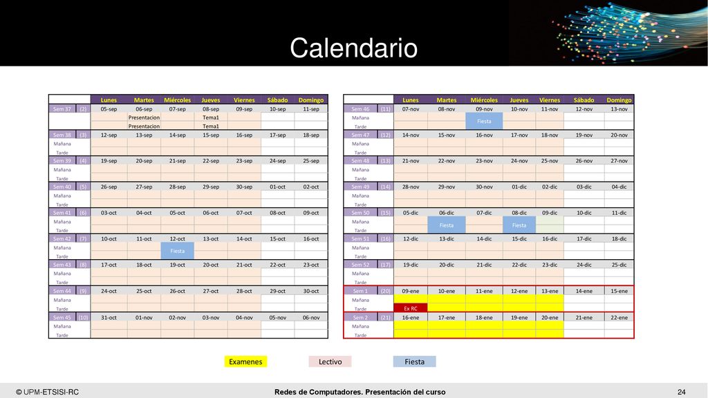Calendario Lunes Martes Miércoles Jueves Viernes Sábado Domingo Sem 37