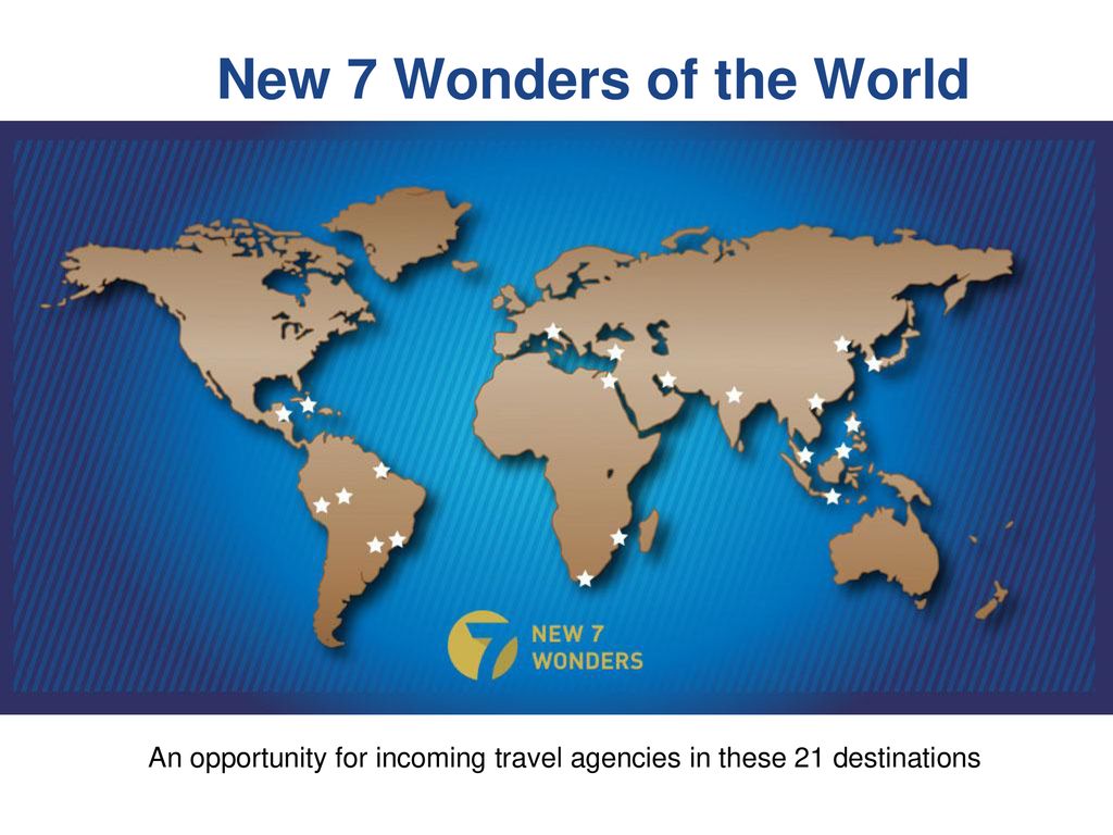An opportunity for incoming travel agencies in these 21 destinations