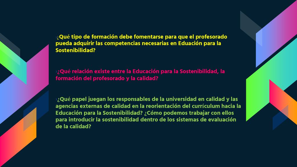 ¿Qué tipo de formación debe fomentarse para que el profesorado pueda adquirir las competencias necesarias en Eduación para la Sostenibilidad