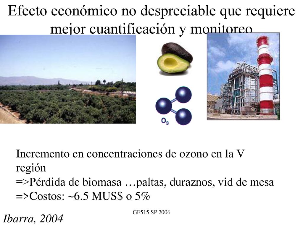 Efecto económico no despreciable que requiere mejor cuantificación y monitoreo