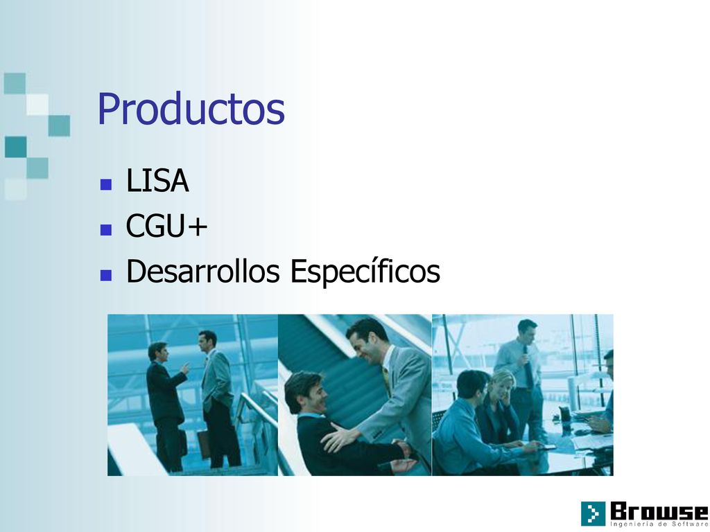 Productos LISA CGU+ Desarrollos Específicos
