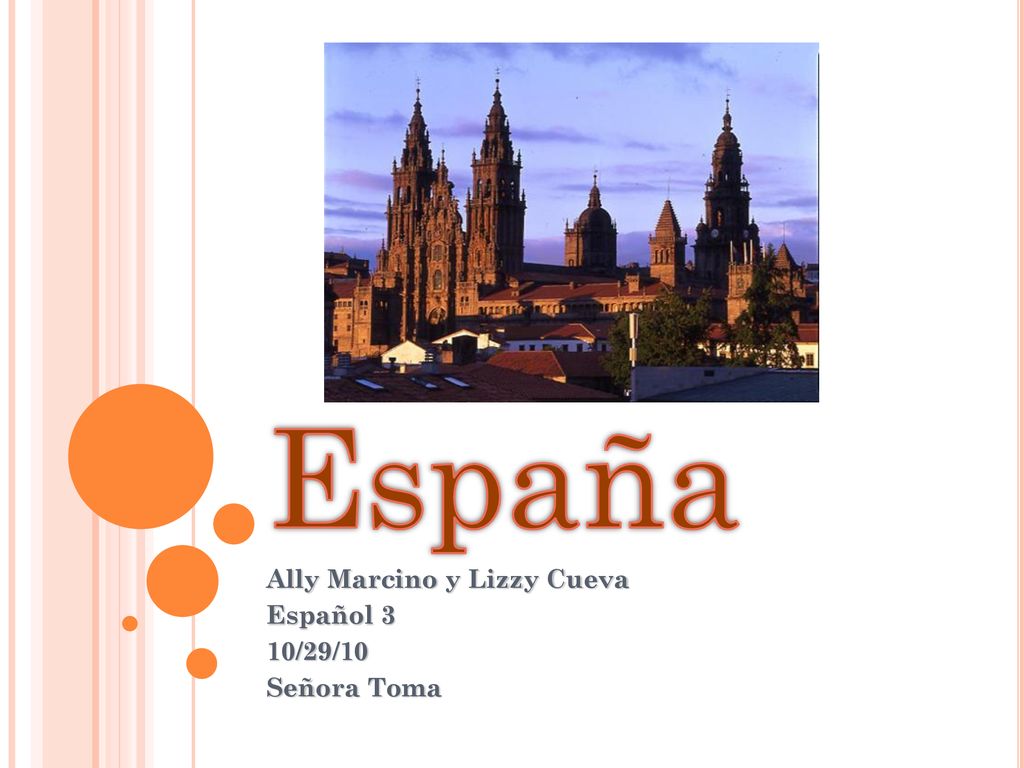 Ally Marcino y Lizzy Cueva Español 3 10/29/10 Señora Toma
