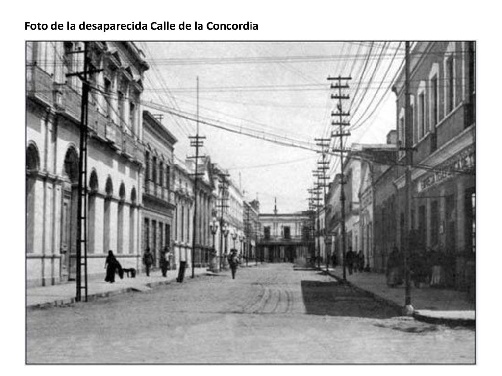 Foto de la desaparecida Calle de la Concordia