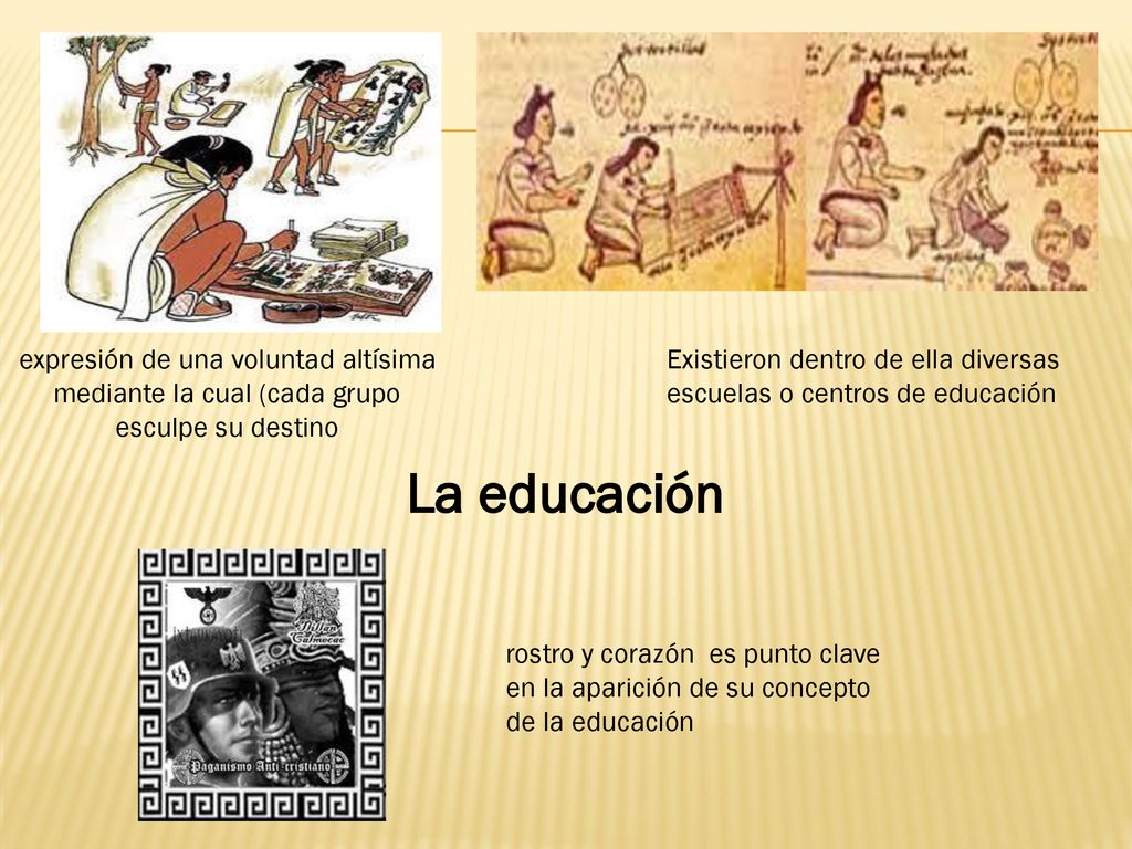 expresión de una voluntad altísima mediante la cual (cada grupo esculpe su destino