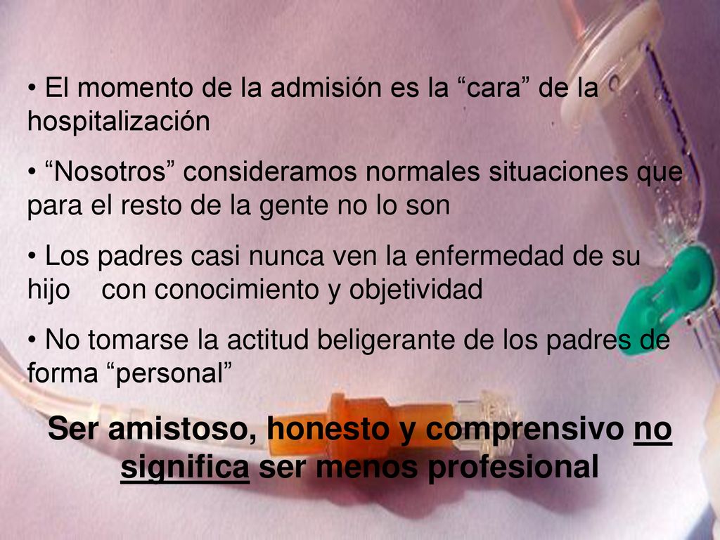 Ser amistoso, honesto y comprensivo no significa ser menos profesional