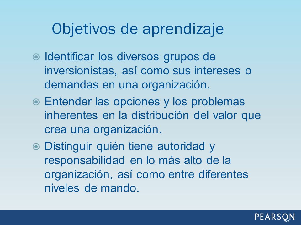 Objetivos de aprendizaje