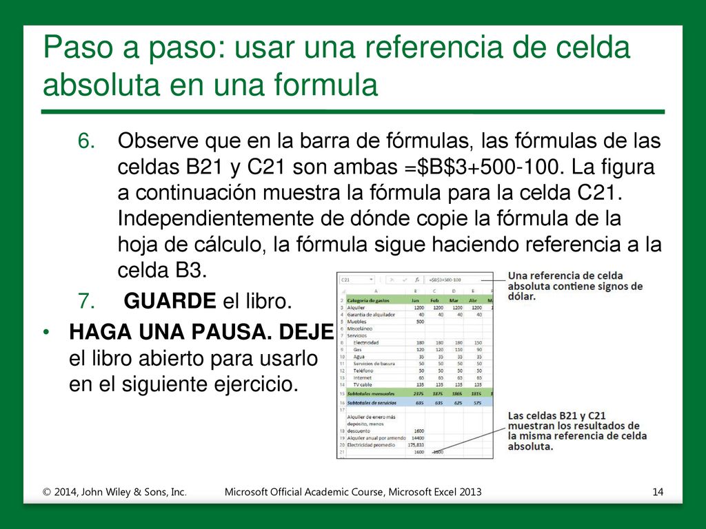 Paso a paso: usar una referencia de celda absoluta en una formula