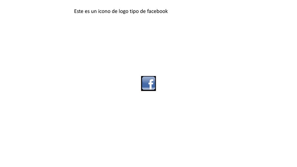 Este es un icono de logo tipo de facebook