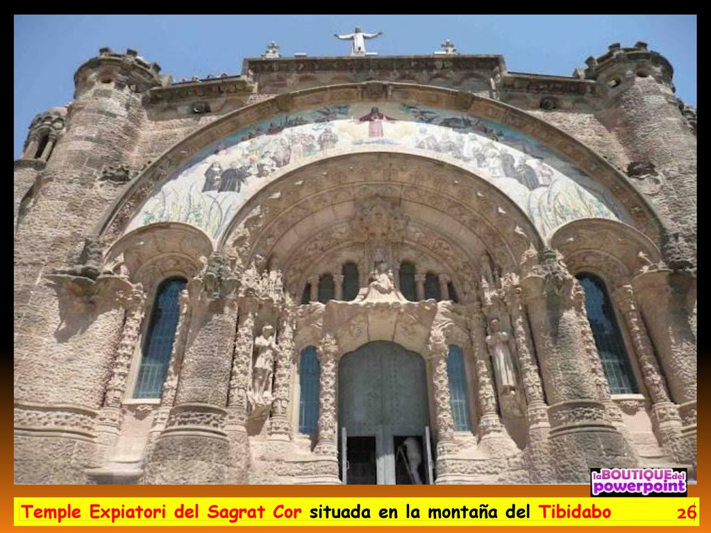 Temple Expiatori del Sagrat Cor situada en la montaña del Tibidabo