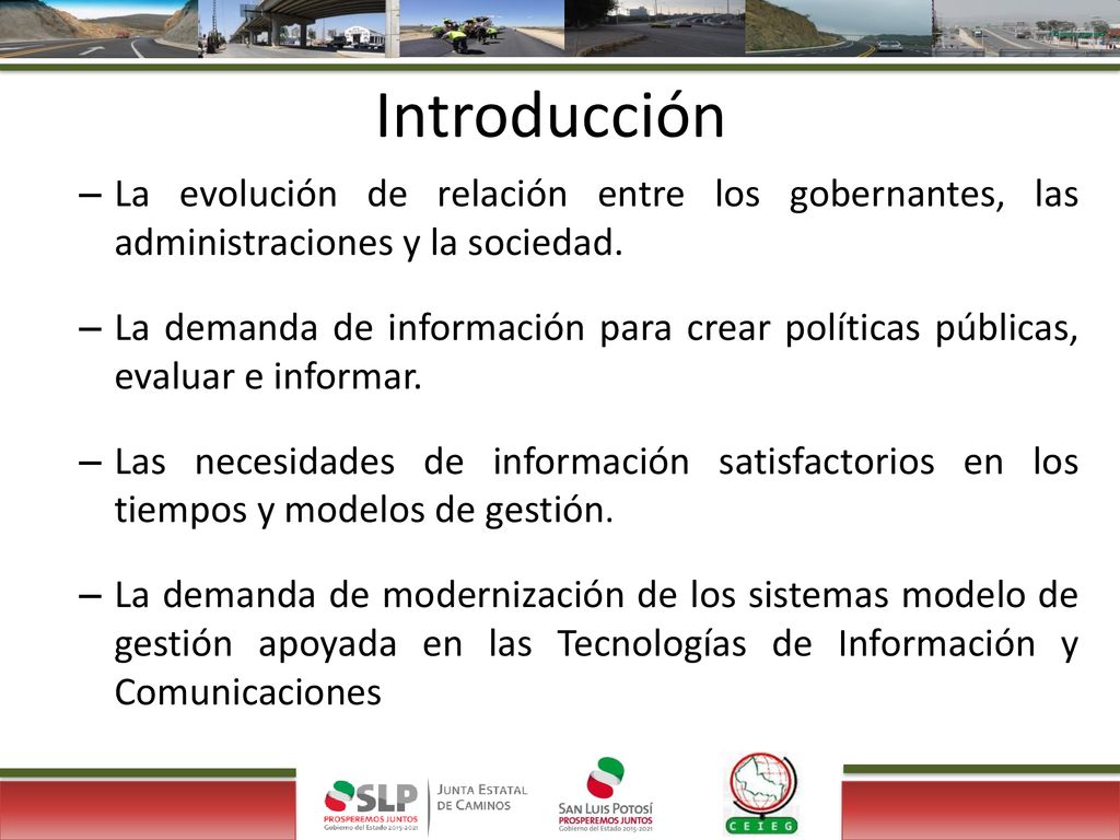 Introducción La evolución de relación entre los gobernantes, las administraciones y la sociedad.