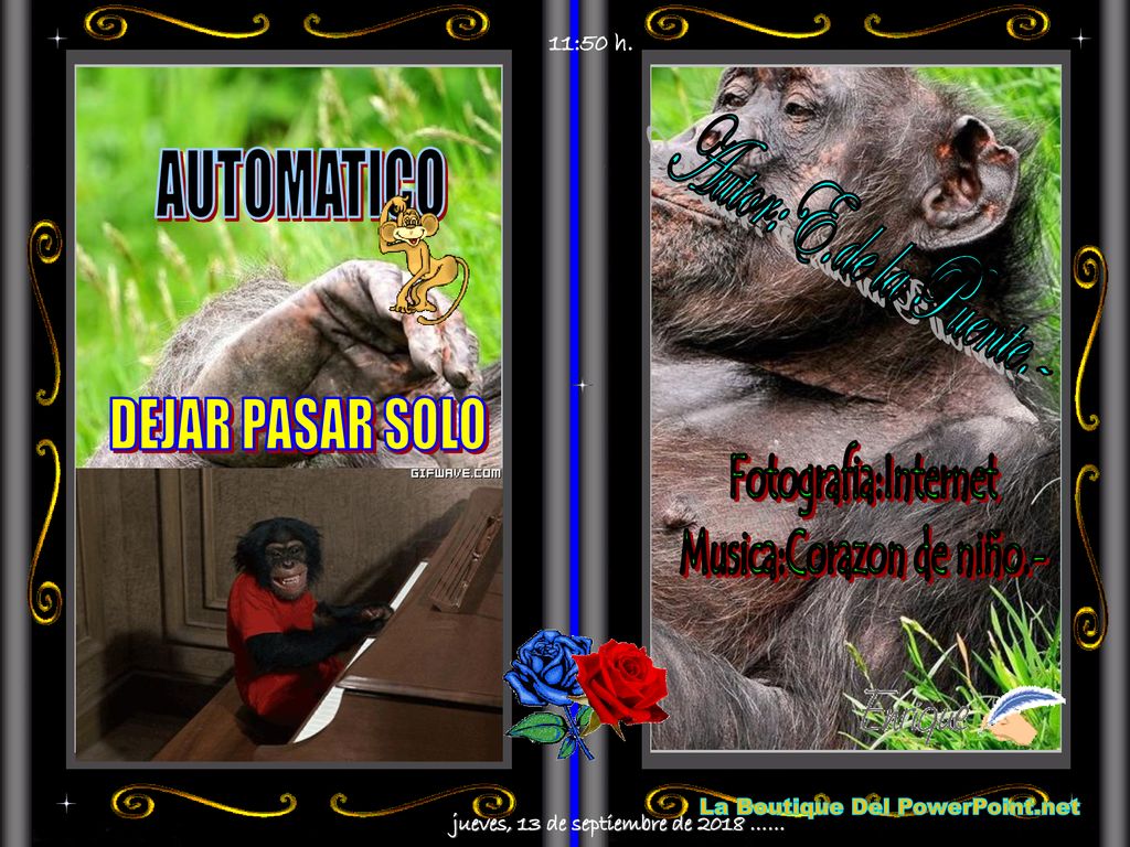 Musica:Corazon de niño.- jueves, 13 de septiembre de 2018 ……