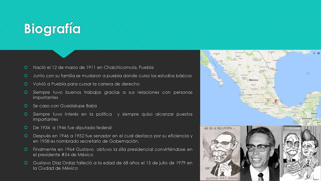 Biografía Nació el 12 de marzo de 1911 en Chalchicomula, Puebla