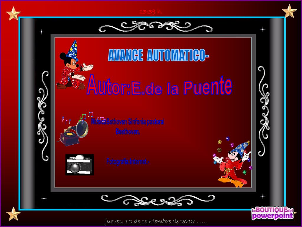 Autor:E.de la Puente AVANCE AUTOMATICO-