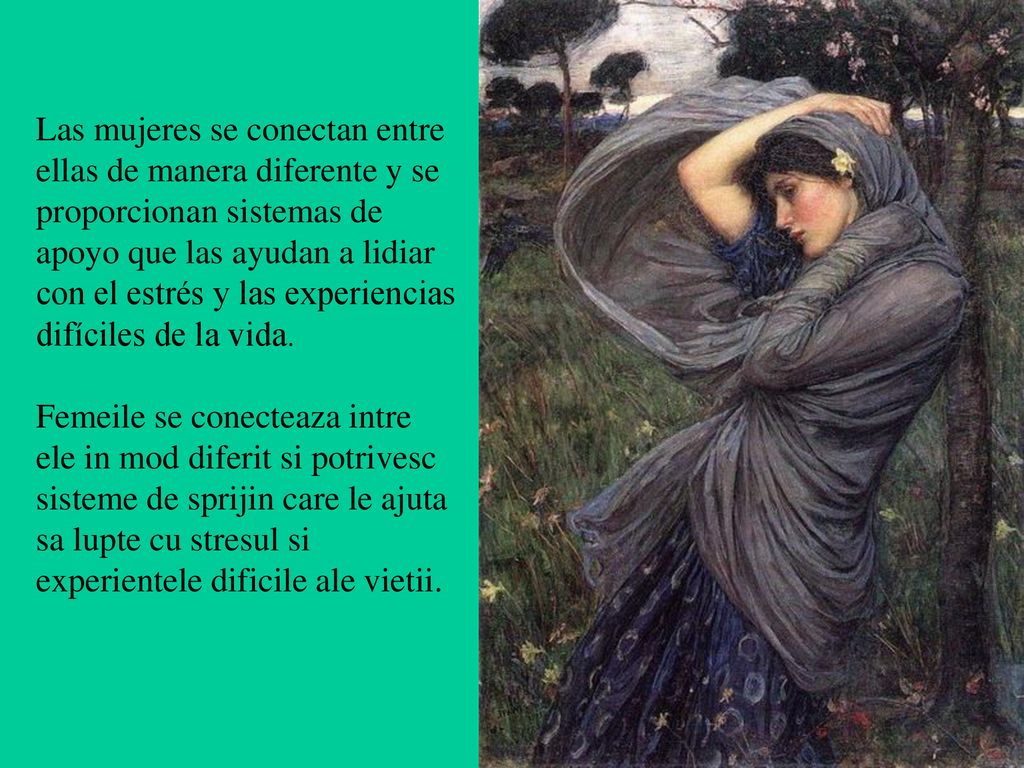 Las mujeres se conectan entre ellas de manera diferente y se proporcionan sistemas de apoyo que las ayudan a lidiar con el estrés y las experiencias difíciles de la vida.