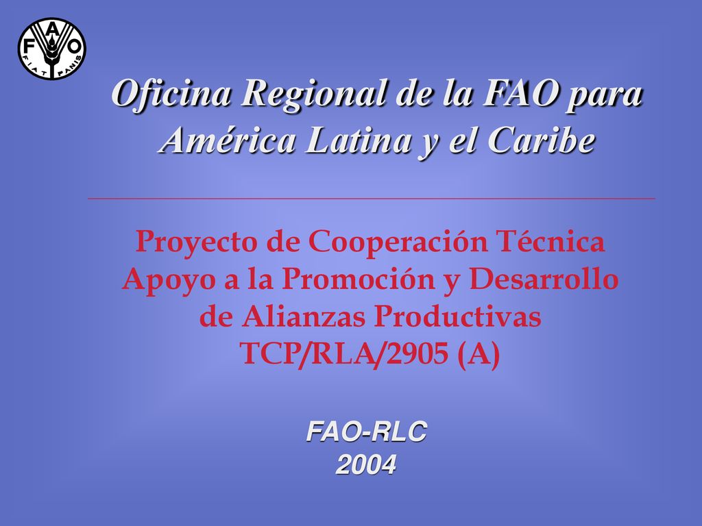 Oficina Regional de la FAO para América Latina y el Caribe