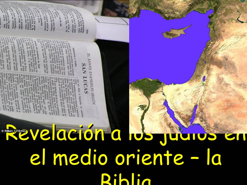 Revelación a los judíos en el medio oriente – la Biblia
