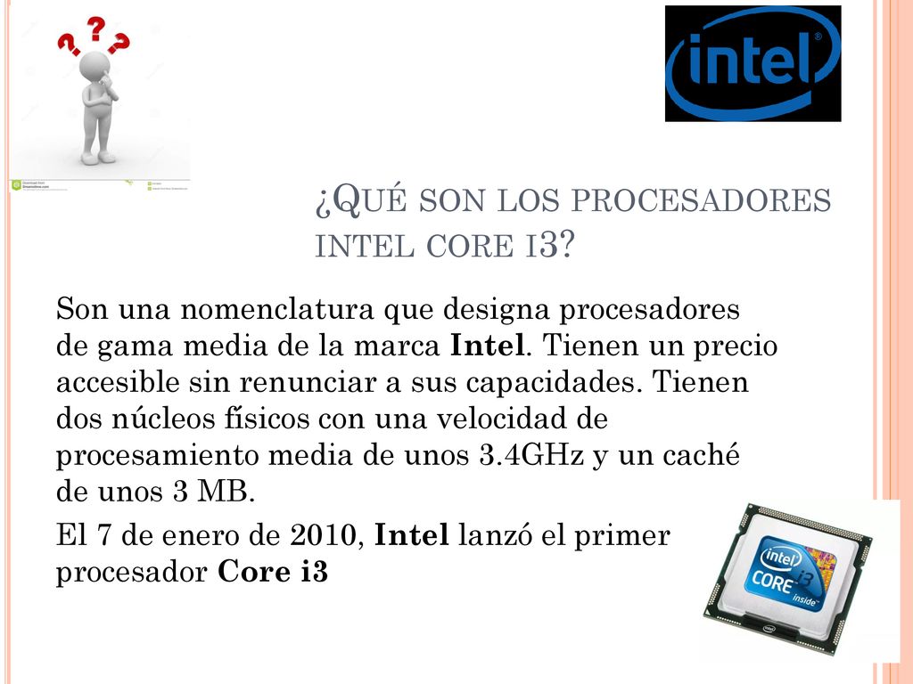 ¿Qué son los procesadores intel core i3
