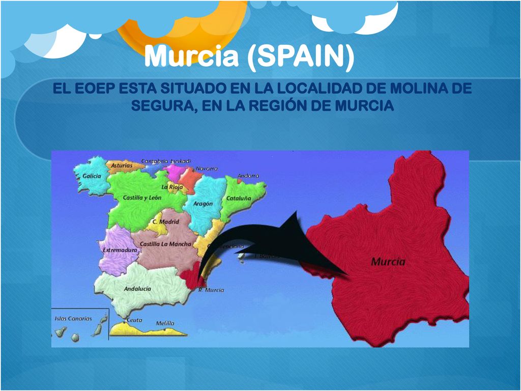 Murcia (SPAIN) EL EOEP ESTA SITUADO EN LA LOCALIDAD DE MOLINA DE SEGURA, EN LA REGIÓN DE MURCIA