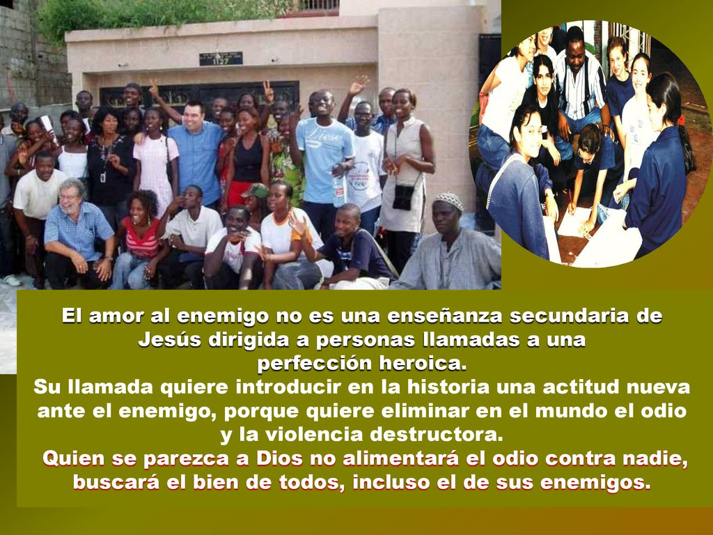 El amor al enemigo no es una enseñanza secundaria de Jesús dirigida a personas llamadas a una