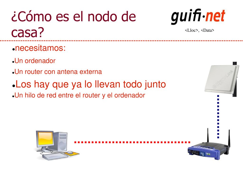 ¿Cómo es el nodo de casa Los hay que ya lo llevan todo junto