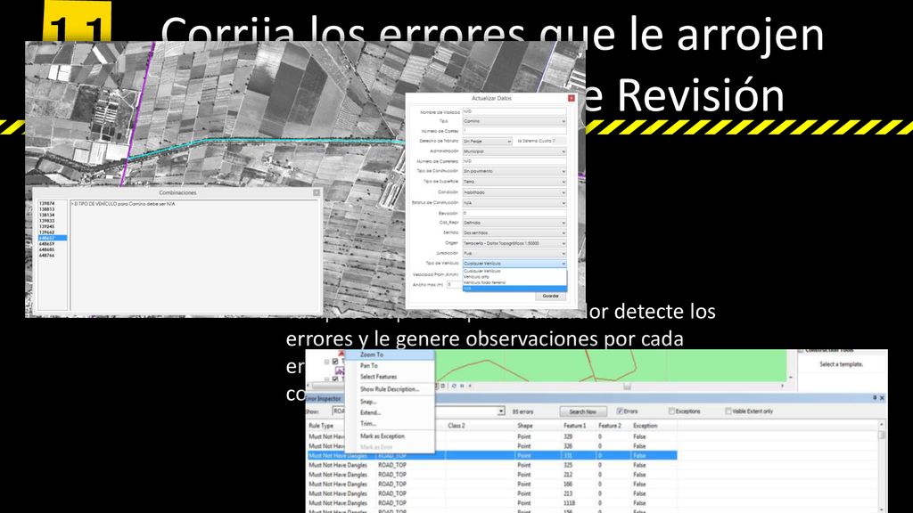 Corrija los errores que le arrojen las herramientas de Revisión