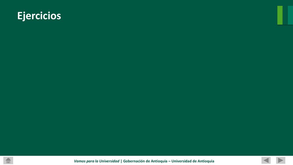 Ejercicios Vamos para la Universidad | Gobernación de Antioquia – Universidad de Antioquia